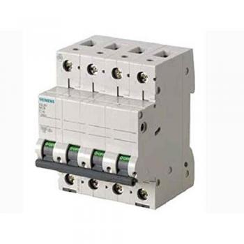 Interruptor magnetotérmico Siemens 4-6A 6kA Tipo C 4 Módulos