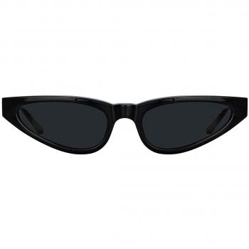 Linda Farrow MAGDA BUTRYM MAGDA24 C1 Women's Sunglasses Black Size 56
