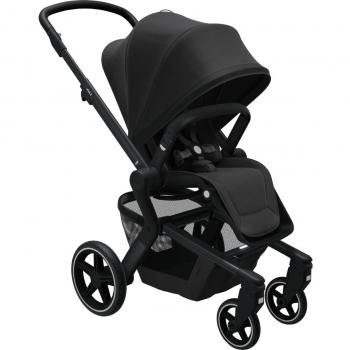 Silla de Paseo Joolz Hub+ Brilliant Black - Silla de paseo ligera y compacta, diseño moderno, fácil plegado con una sola mano, adecuada desde el nacimiento hasta 22 kg, ruedas delanteras giratorias para mayor mani