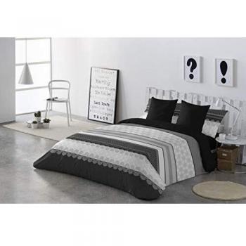 FUNDA NÓRDICA NAF NAF MARBLE 260x240 Cm - NEGRO
