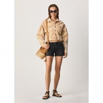 Pepe Jeans Women's Black Denim Siouxie Shorts W31