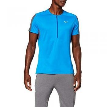 Mizuno Camiseta Er Trail Hz para Hombre, Hombre, Camiseta, 5054698566930, Azul Brillante, S