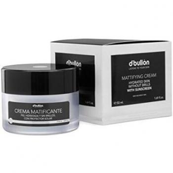 D´Bullón Crema facial Matificante para Pieles Grasas, Piel Hidratada y Sin Brillos con Protección Solar - 50 ml