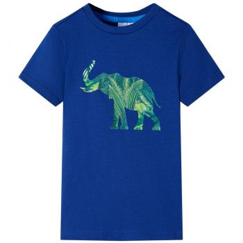 Camiseta infantil azul oscuro 140 Día y Noche