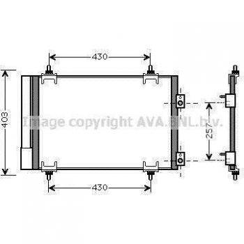 Ava Quality Cooling cna5231d Condensador, Aire Acondicionado