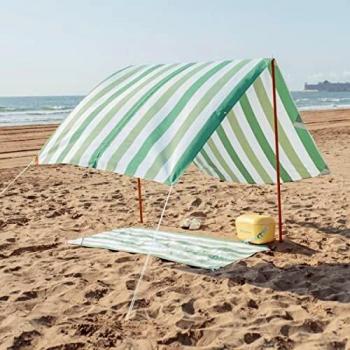 Flamingueo Toldo Playa - Refugio Playa 329 x 180cm, Toldo Camping, Beach Tent Protector UPF30+, Sombra