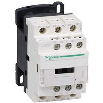 Schneider Electric CAD32BL Contactor Tesys Cad-32, 3 Na + 2 Nf, Instantâneo, 10 A, 24 V Cc