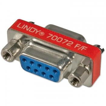Adaptador Mini Gender Changer 9 Pines Sub-D F a Sub-D F