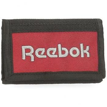 Cartera Reebok Portland Poliéster Negro con Monedero 13x8x2,5 cms