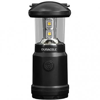 Duracell Linterna de la Serie Explorer Lantern, 90 lúmenes, luz LED, Acabado en plástico Negro, Pilas Duracell Incluidas