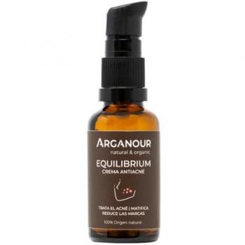 Arganour Equilibrium Crema Anti-acné 30ml - Tratamiento Natural para Reducir Granos y Prevenir Brotes - Pieles grasas con tendencia acneica