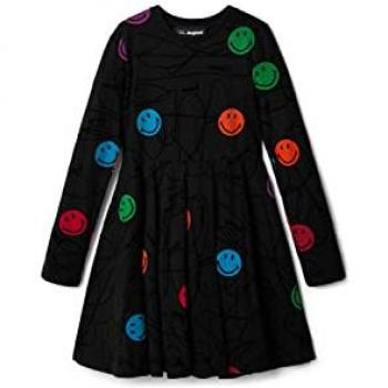 Vestido Negro Alvarez para Niñas de Desigual, Talla 6 años