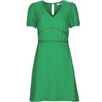 Naf Naf KELIA R1 Women's Short Dress in Green, Size M