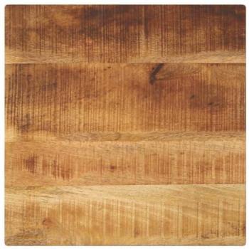 Tablero de Mesa Cuadrado Madera Maciza de Mango 40x40x2,5 cm