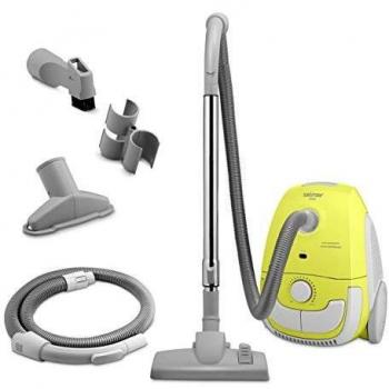 Aspiradora Zelmer ZVC211 con bolsa, 800 W de potencia, 2 litros de capacidad, regulador de velocidad y filtro HEPA