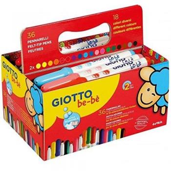 Pack 36 Rotuladores Giotto Be-Bè Escolar (Colores Asortidos)
