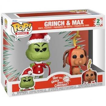 Funko POP! 2-PACK Grinch And Max - How The Grinch Stole Christmas - Collectable Vinyl Figure - Official Merchandise - Gift Idea - Toys for Kids & Adults - Movies Fans
