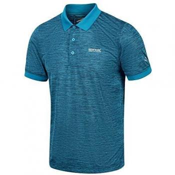Regatta Remex II-Polo Deportivo De Secado Rápido T-Shirts/Polos/Vests, Hombre, Olympic Teal, L
