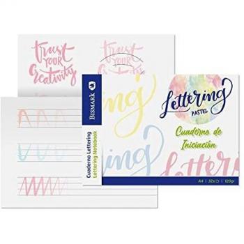 Bismark Cuaderno lettering A4 Pastel iniciación
