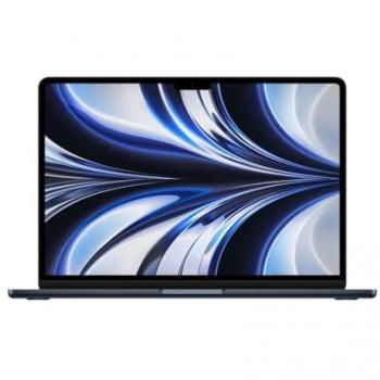 Laptop Apple MacBook Air 13,6 M2 8 núcleos CPU, 8 núcleos GPU, 16GB RAM, 256GB SSD, color Medianoche