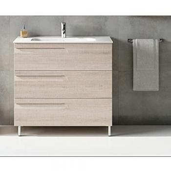 ROYO Vitale Mueble+Lavabo 3 Cajones F-46 cms Blanco Nature - Medida: 60 CMS