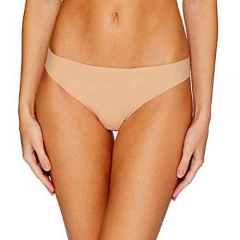 DKNY Women's Modern Lines Anti-Gravity Thong, Dark Navy Glow, Large