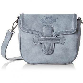 Fritzi aus PreußenMarta - Bolsa de Asa Superior Mujer
, color Azul, talla 22x20x7 cm