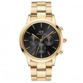 Reloj Daniel Wellington Iconic Cronógrafo Oro 42mm para Hombre