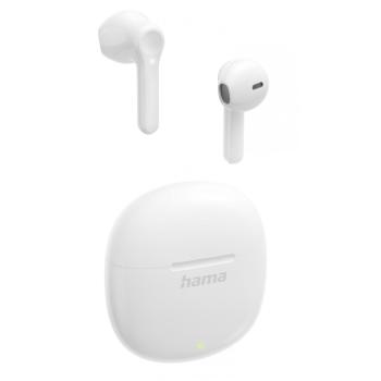Auriculares Intrauditivos Bluetooth Hama Action One TWS Blancos con Hasta 20h de Autonomía y Micrófono Táctil