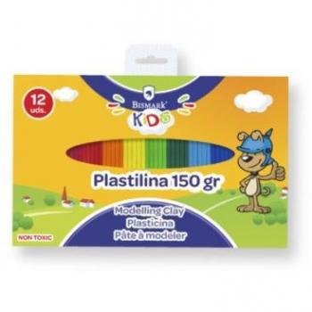 PLASTILINA 12 COLORES BARRITAS 12,5 GRS UD BISMARK 327751