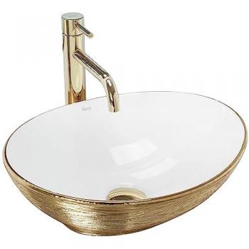 Lavabo Sobre Encimera REA Sofia Brush Oro