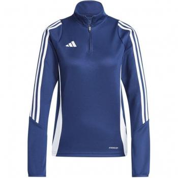 Camiseta de fútbol adidas Tiro24 mujer azul con diseño moderno, tejido ligero y transpirable, ajuste regular, tecnología Climalite para control de humedad