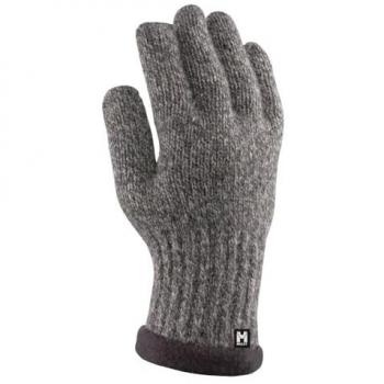 Guantes largos de lana Millet negros jaspeados - XS