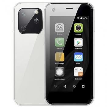 Smartphone Mini XS13 3G, Android 6.0, 1GB RAM + 8GB, Pantalla 2,4'', Color Negro y Blanco