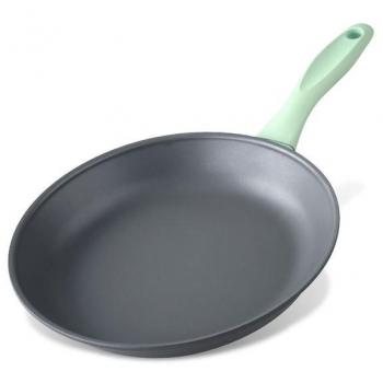Sartén Fackelmann Ecolution de 24 cm con revestimiento antiadherente y mango ergonómico - Sartén sostenible de aluminio reciclado para inducción