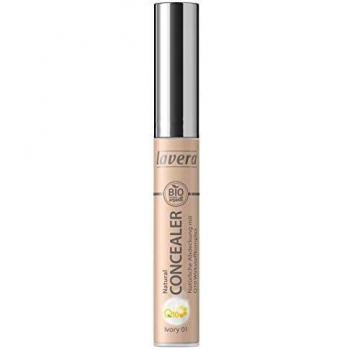 lavera Natural Concealer Q10 -Ivory 01- Maquillaje corrector, Fórmula cremosa, Natural tono de piel, Vegan Cosmética Natural Bio Maquillaje Orgánico 100% Certificado