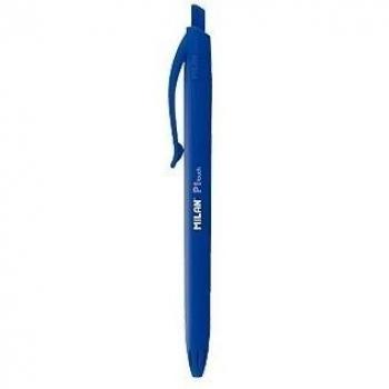 Boligrafo RETRACTIL PUNTA 1 MM AZUL P1 TOUCH MILAN