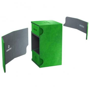 Asmodee - Watchtower 100+ Convertible, Caja para cartas de juego, capacidad para 100 unidades, diseño convertible