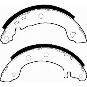 Juego de zapatas de freno Ferodo FSB401 para Fiat Bravo/Brava y Alfa 33 con accesorios