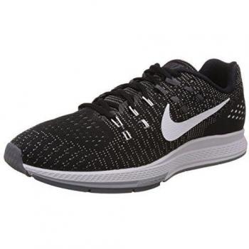 Nike Air Zoom Structure 19, Zapatillas de Running para Hombre, Negro / Blanco / Gris