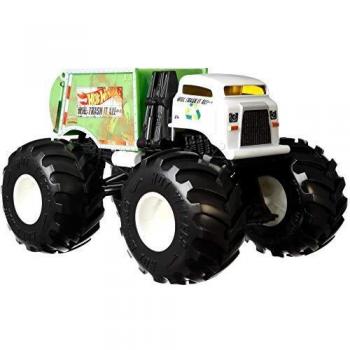 Hot Wheels- Monster Trucks 1:24, juguete de coches y choques