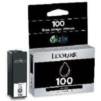 Lexmark Vizix - Cartucho de tinta nº 100, capacidad 170 páginas, color negro