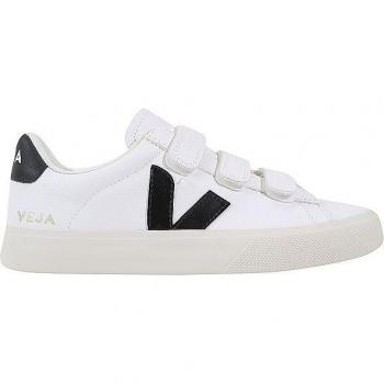 Veja Women's Recife Sneakers in White/Black, Size UK 3