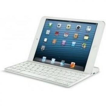 Logitech 920-005115 - Teclado para Apple iPad Mini, blanco - QWERTY Español