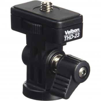 Velbon THD-23 Tilt-Only 1Way Head with 24mm Bottom Diameter - Black