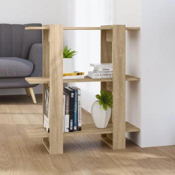 Librería/Partición Sonoma Oak 80x30x87 cm