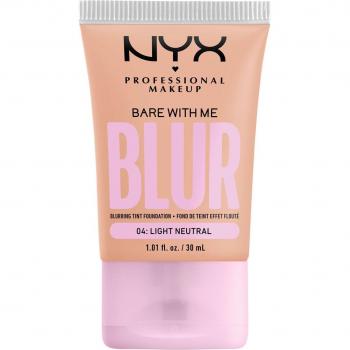 NYX Professional Makeup Bare With Me Blur Tint Hydrating Foundation Shade 04 Light Neutral 30 ml