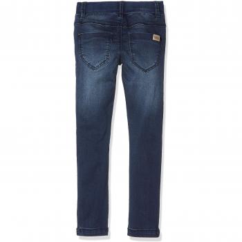 NAME IT Nmfpolly Dnmtrilla 3086 Pant Noos, Jeans para Niñas, Azul Dark Blue Denim, 125
