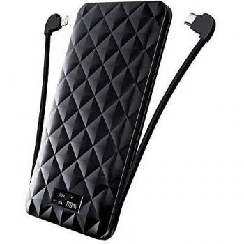 iWALK Portátil 10000mah Batería Externa Ligera Carga Rapida Power Bank Apoyo PD & QC, Delgada Cargador con Pantalla LED Digital Compatible para iPhone X, Switch,Samsung Galaxy S9 y Mucho más