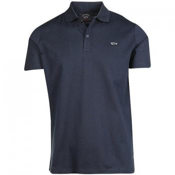 Men's Navy Blue Paul & Shark Polo Shirt - Size XL